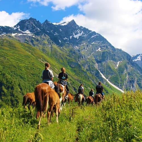 A trip for lovers of horses, mountains and nature!