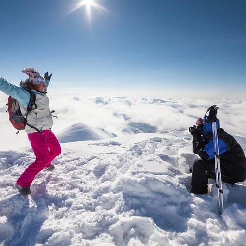 Freeride skiing in Georgia - Mestia Ski Resort, Svaneti